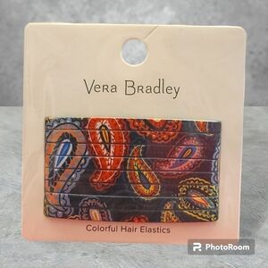 Vintage Vera Bradley Hair Elastics 10 count